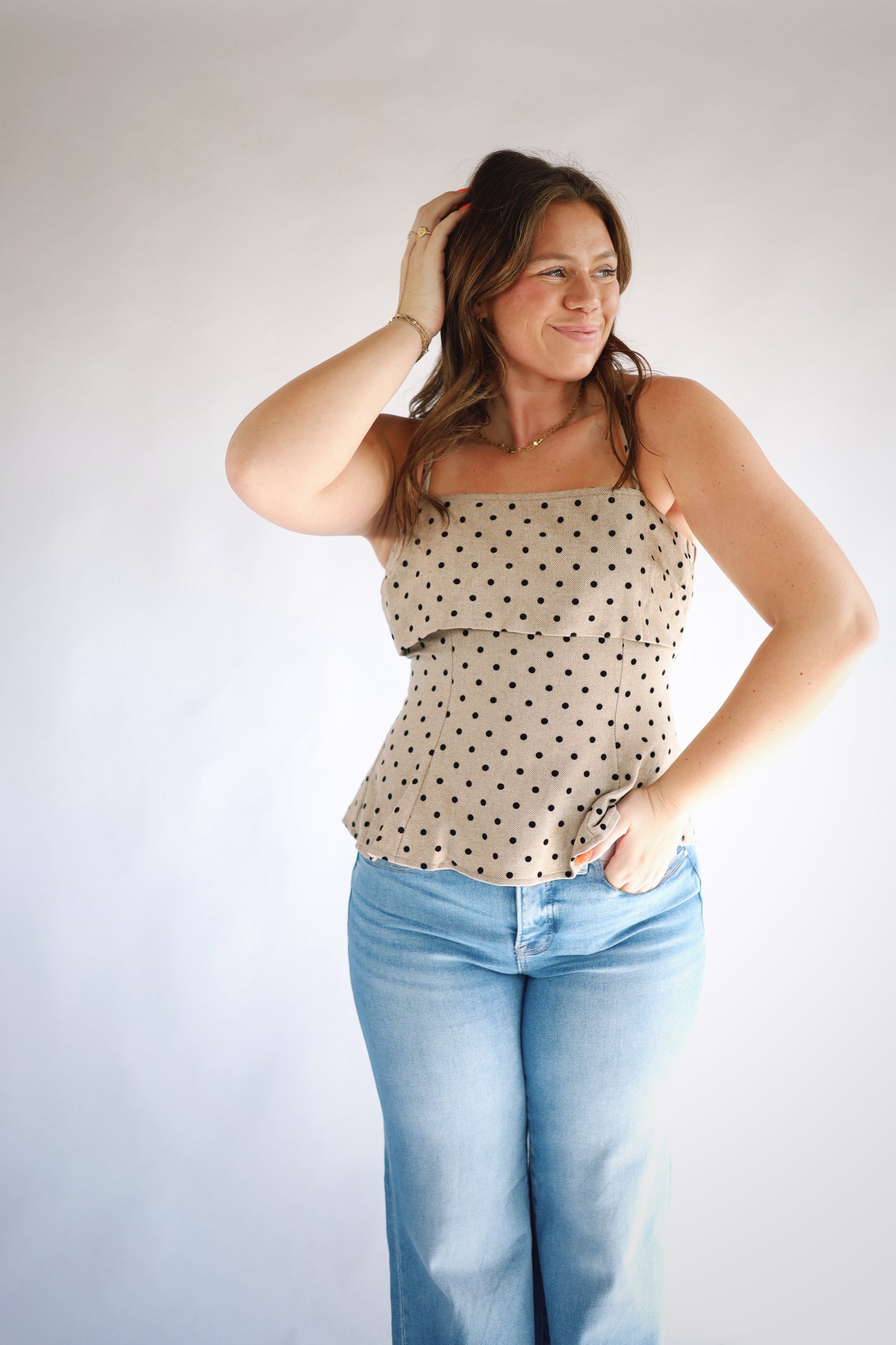Selena Fit & Flare Top
