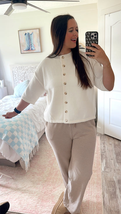 Indie Striped Knit Pants