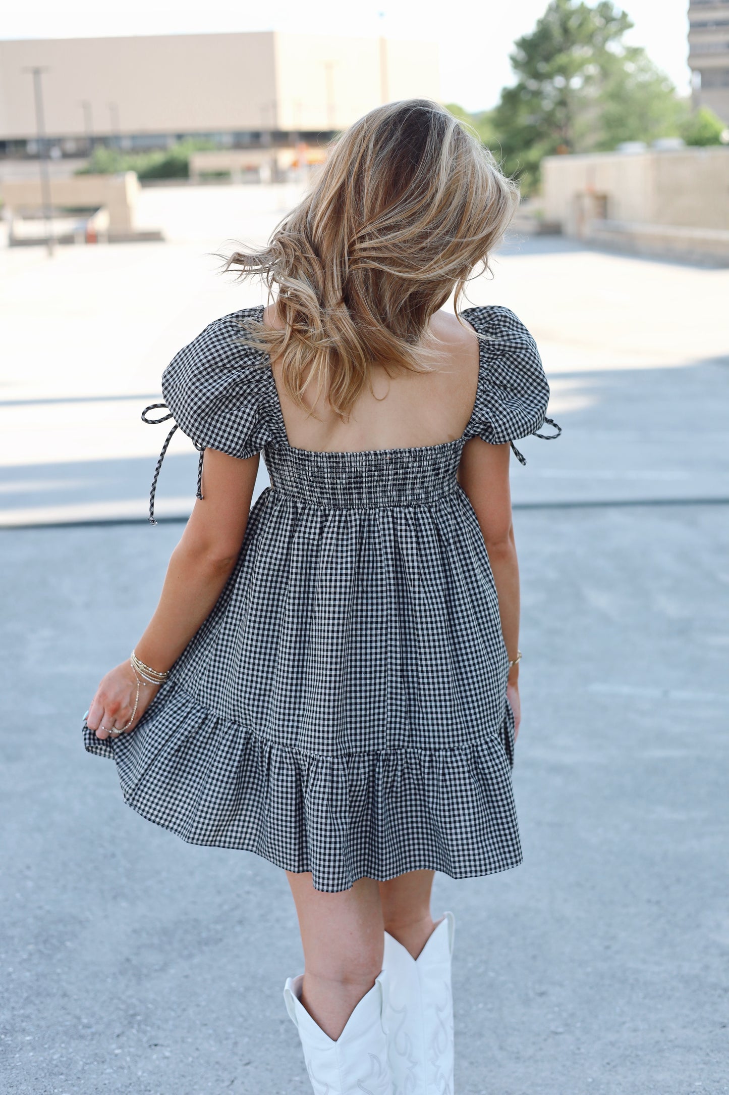 Jolene Gingham Dress