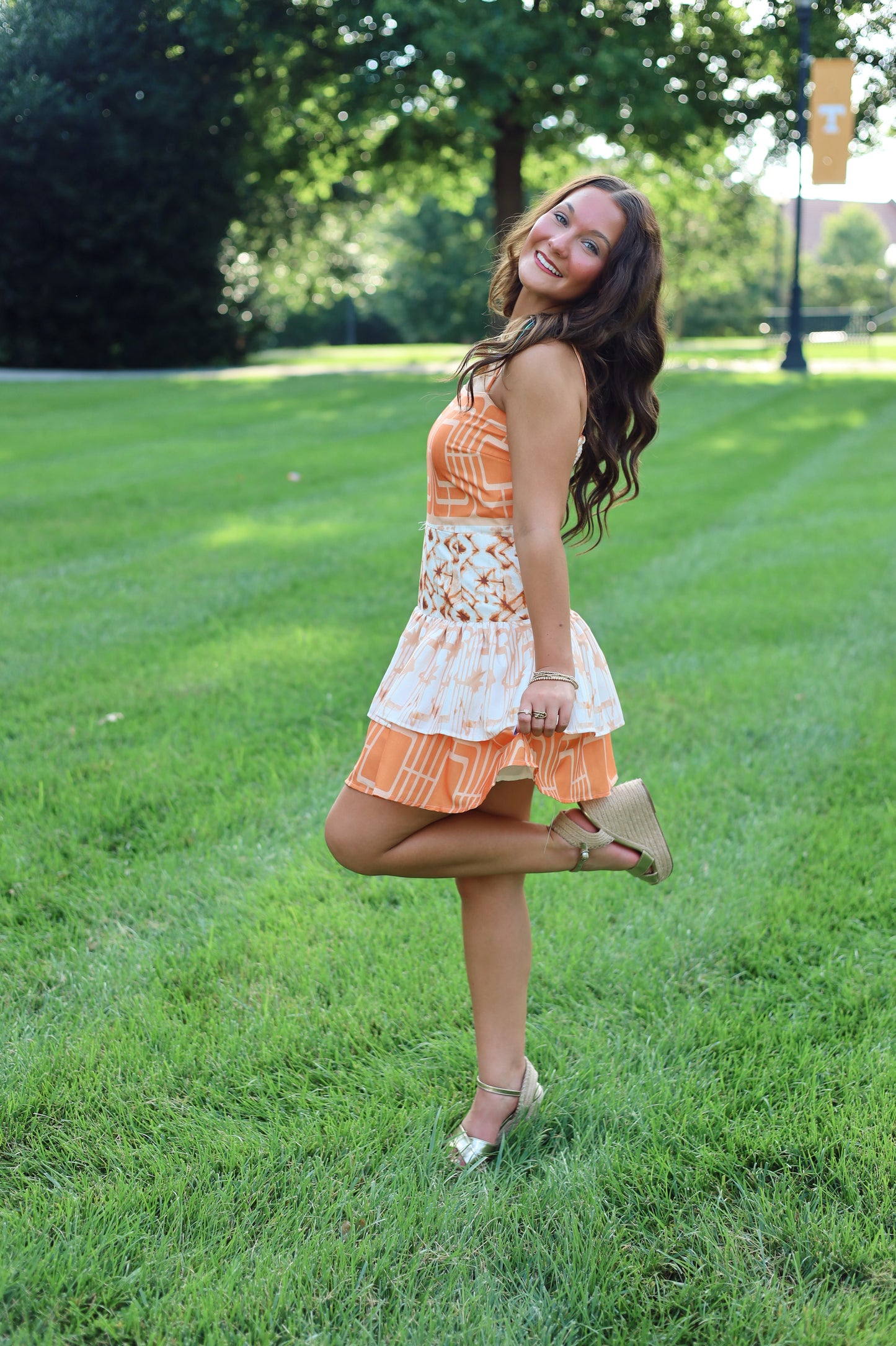 Camile Mini Dress- Orange