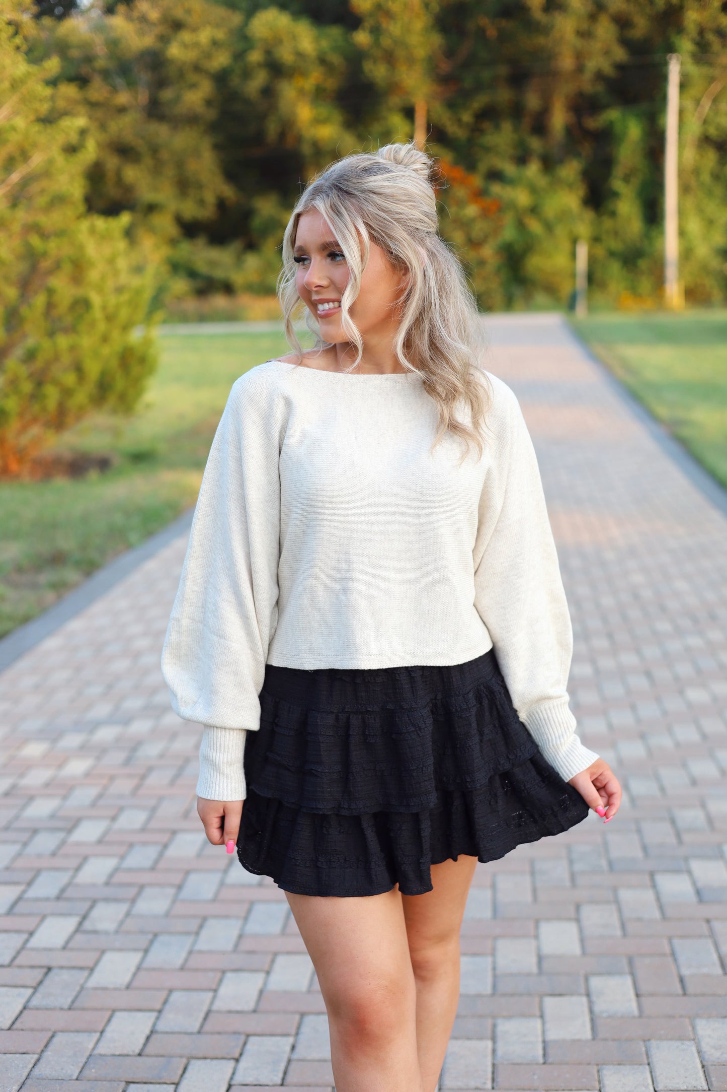 Lizzy Boat Neck Sweater