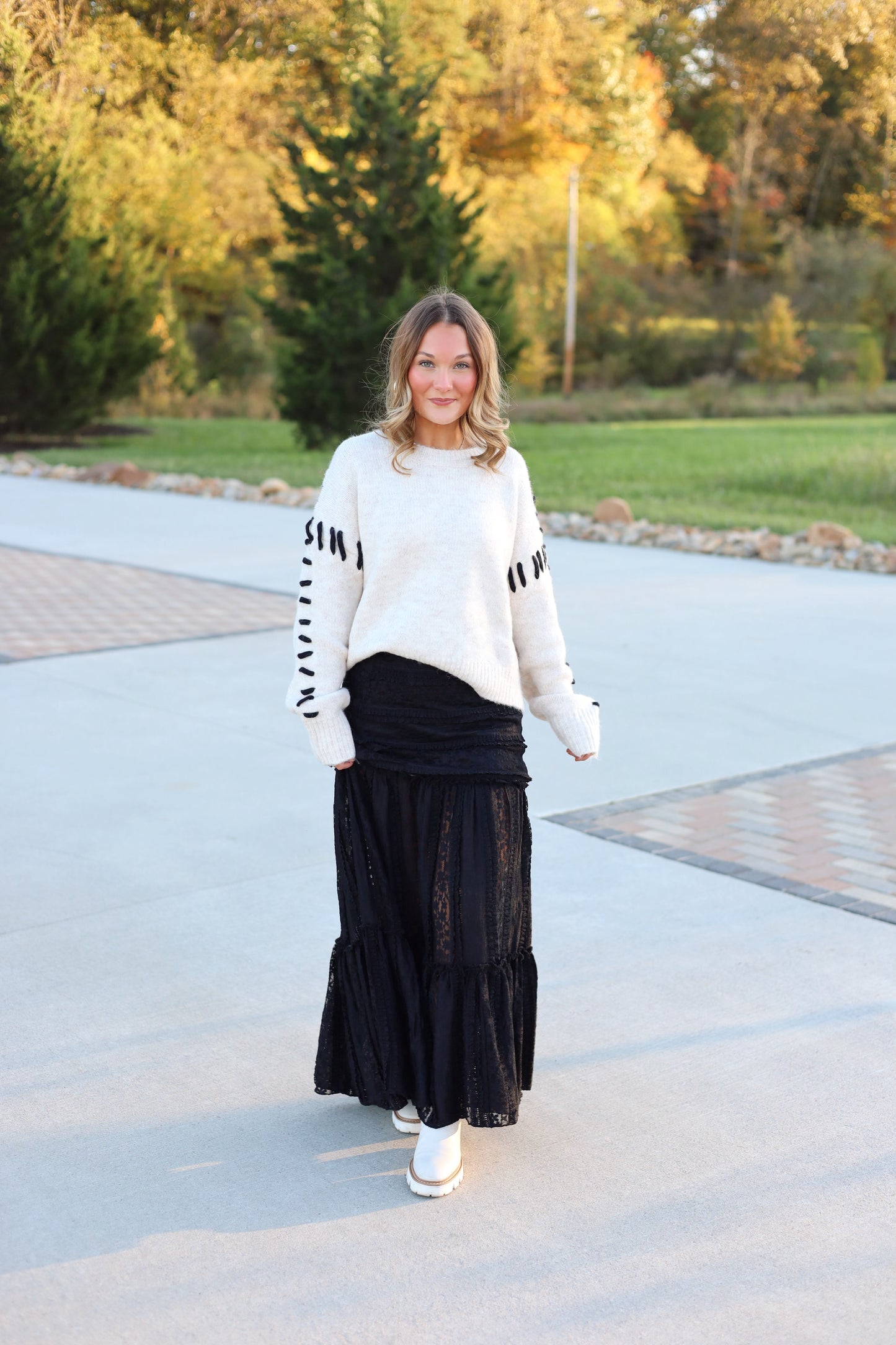 Eliana Lace Maxi Skirt