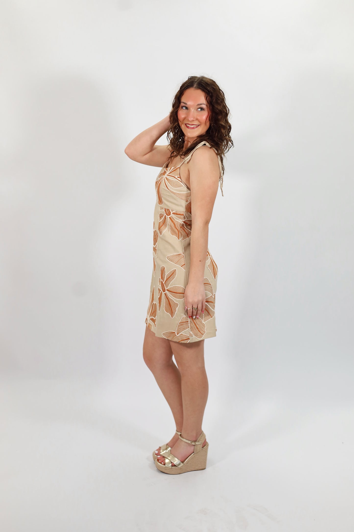 Sand Mini Dress