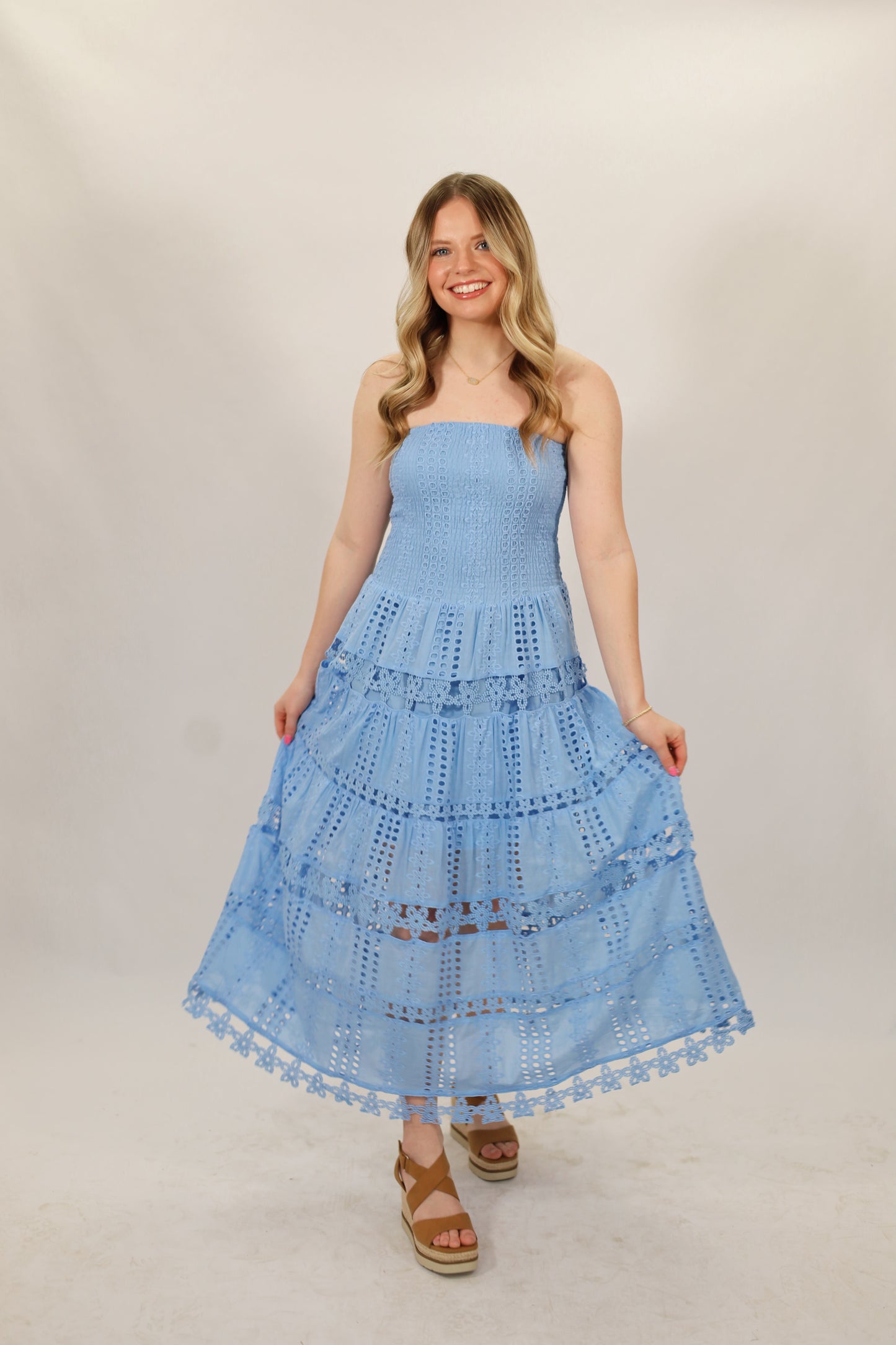 Ellie Eyelet Dress