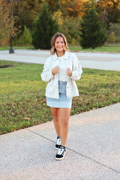 Valerie Oversized Camo Jacket