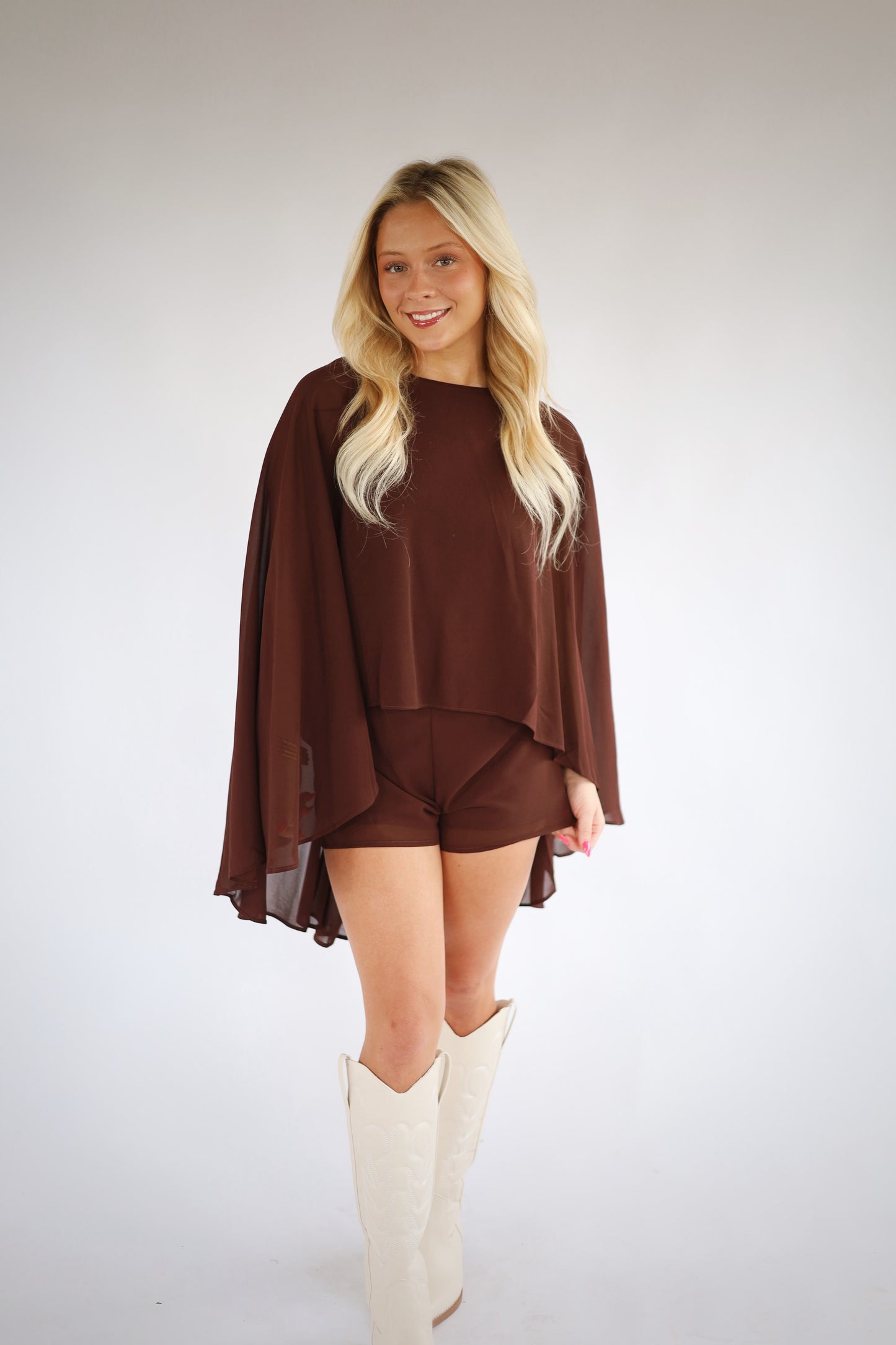 Paige Cape Romper