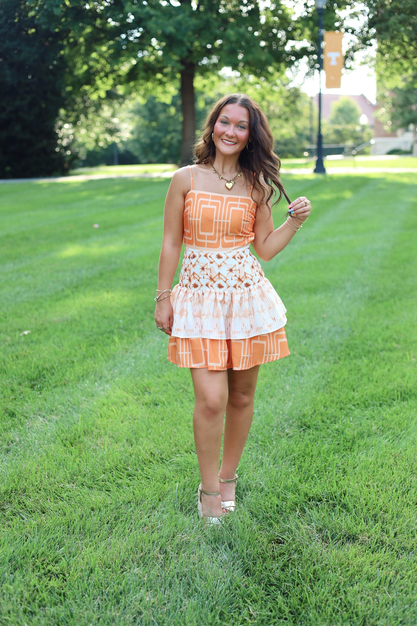 Camile Mini Dress- Orange