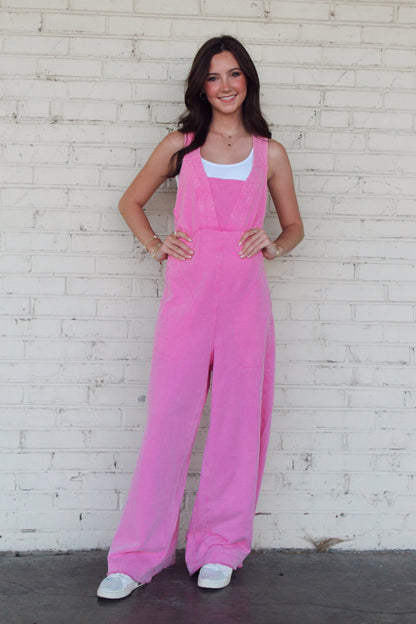 Pinky Promise Wide Leg Jumpsuit