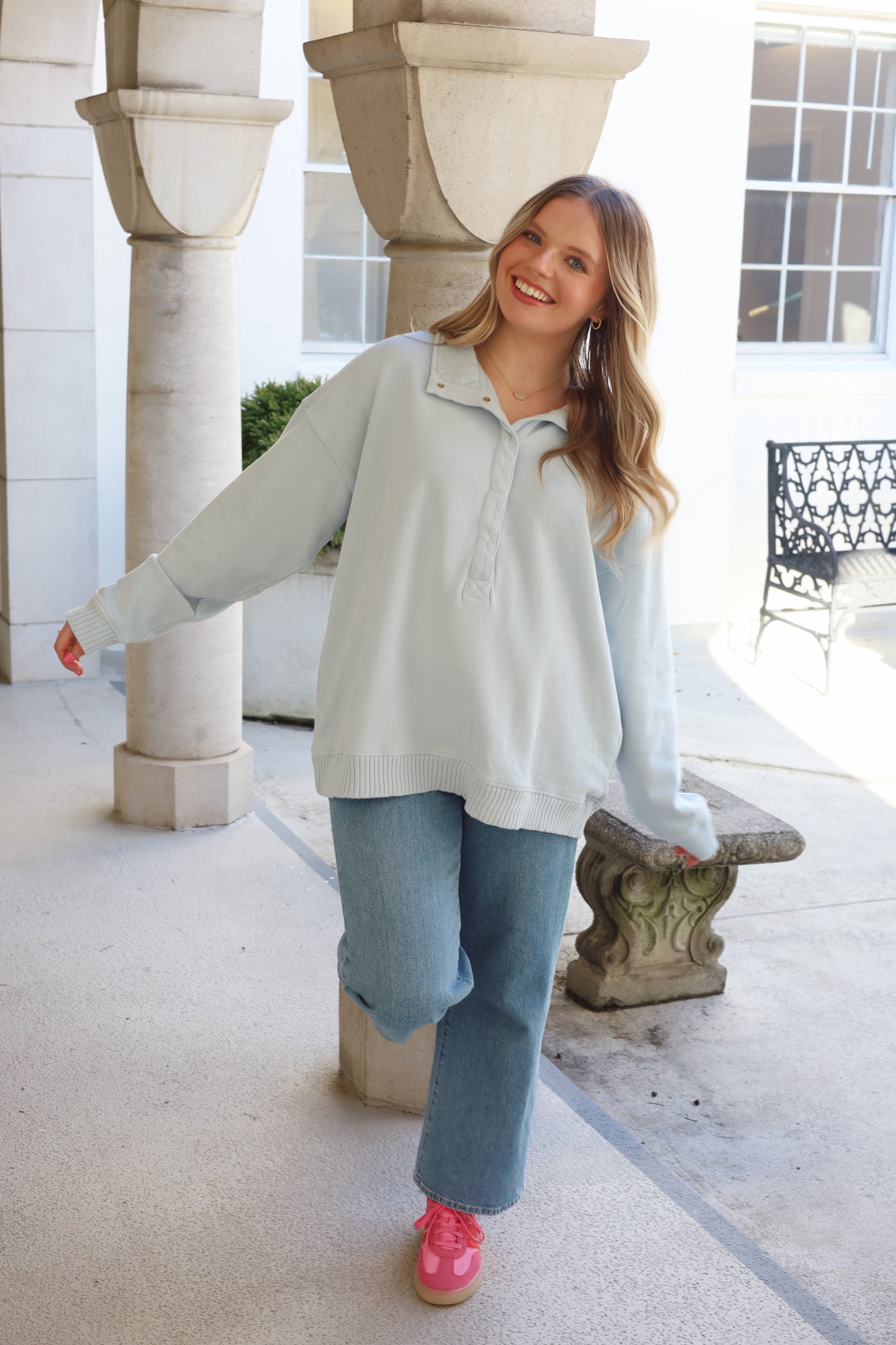 Sweetie Pullover- BLUE