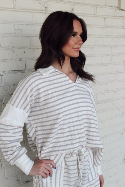 No Worries Stripe Top