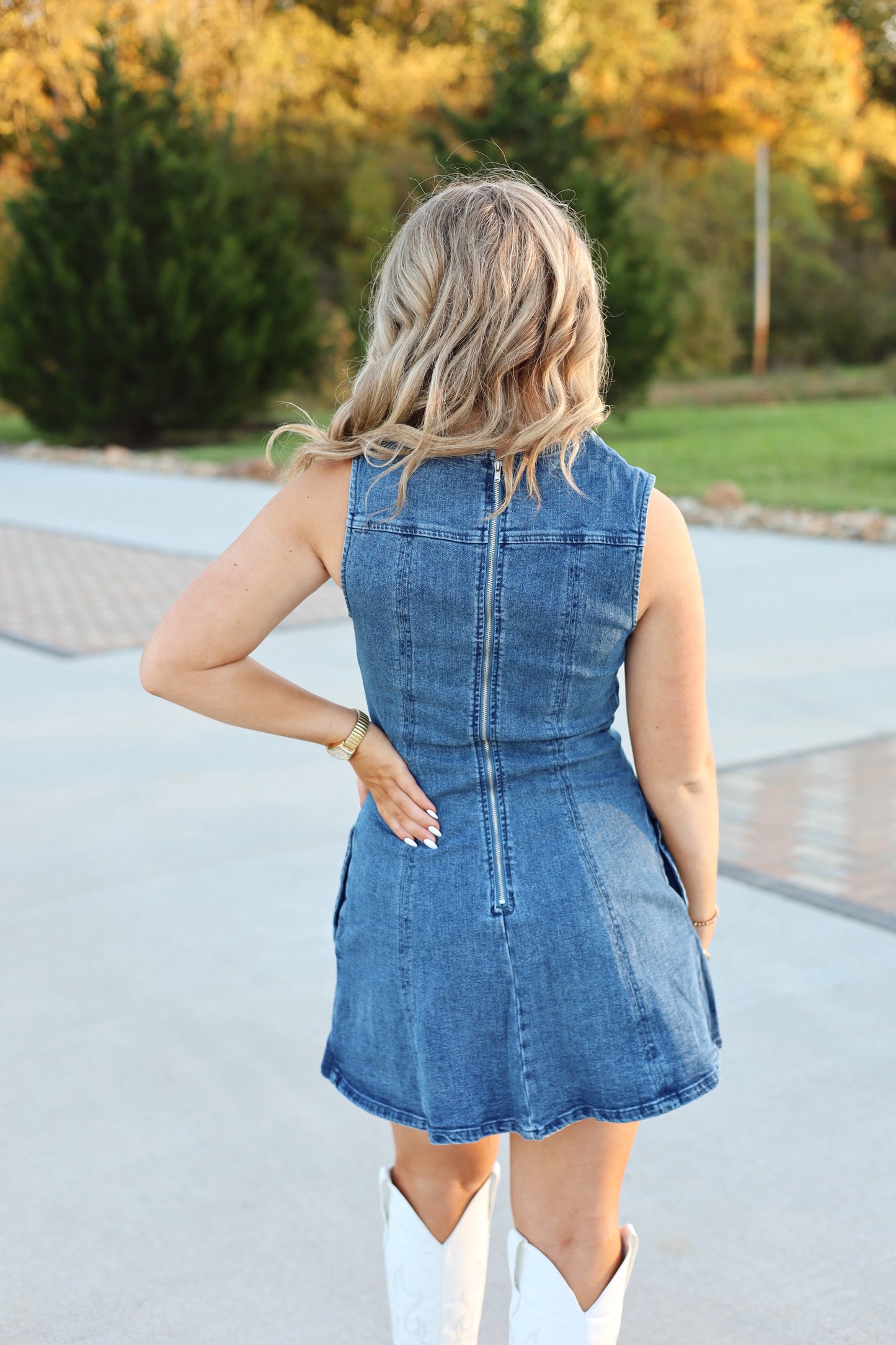 Bless Your Denim Dress