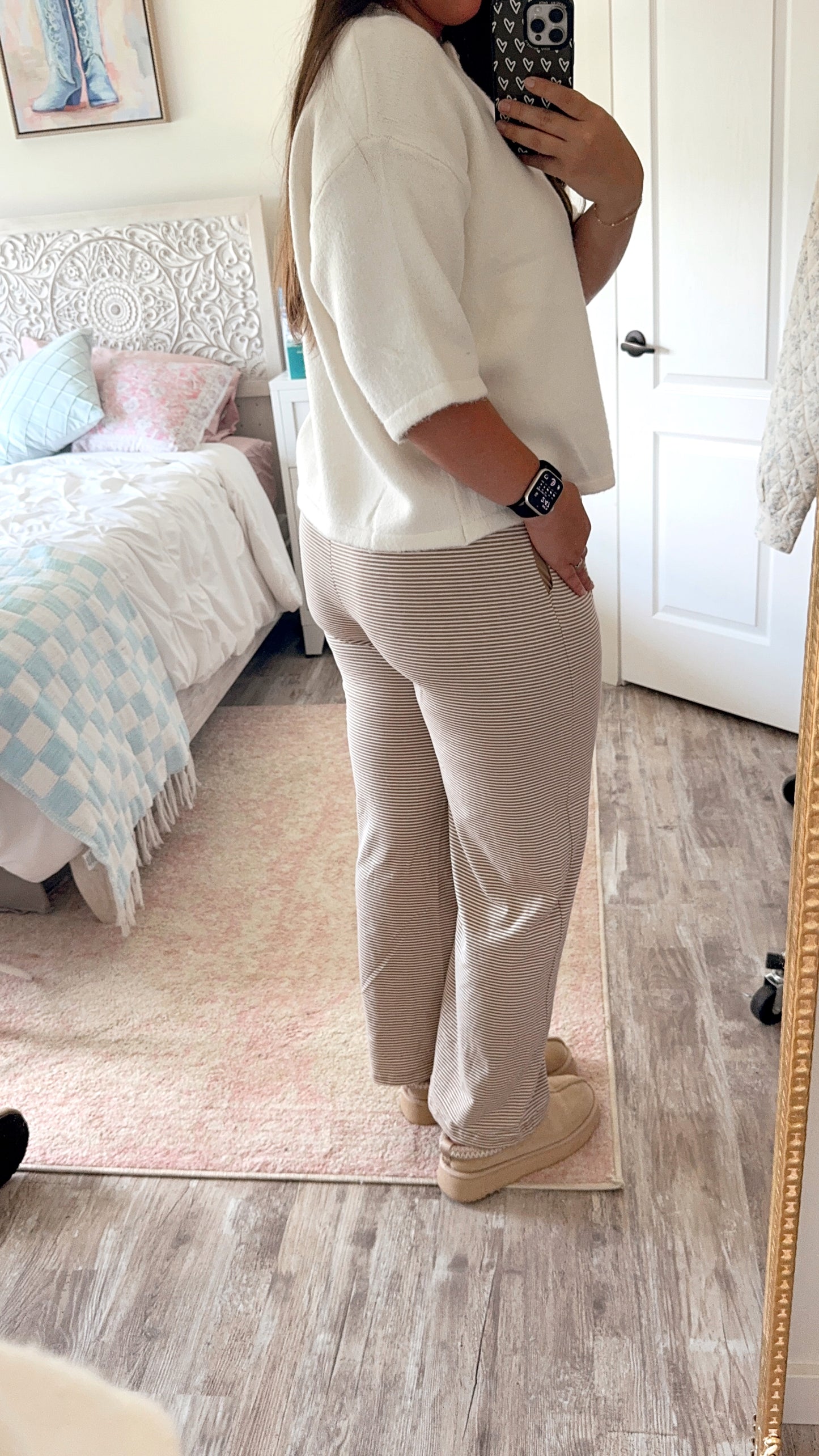 Addison Button Sweater- OFF WHITE