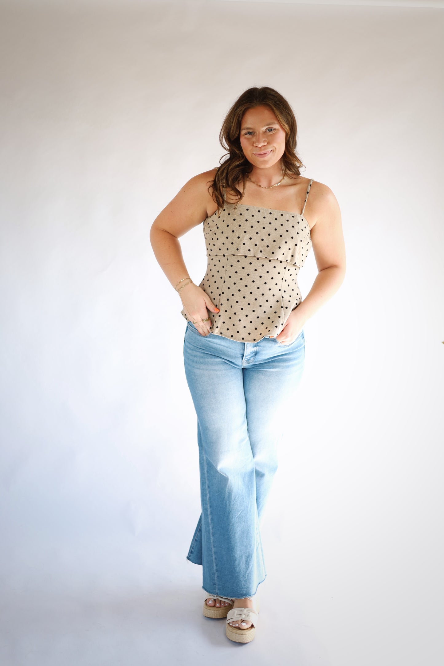 Selena Fit & Flare Top