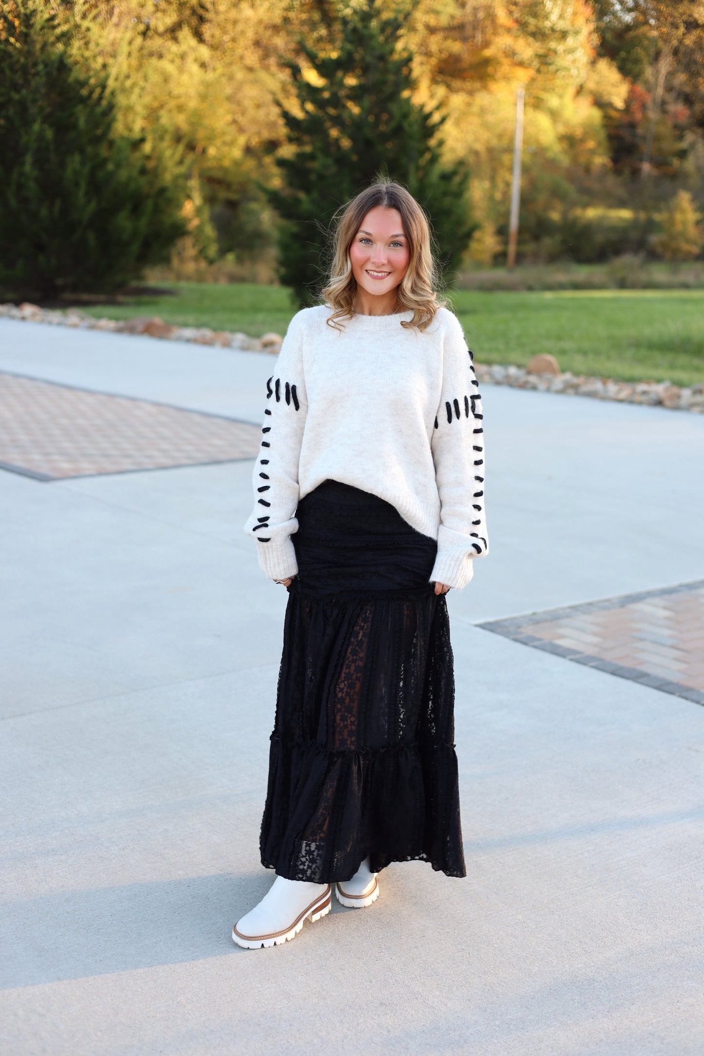 Eliana Lace Maxi Skirt