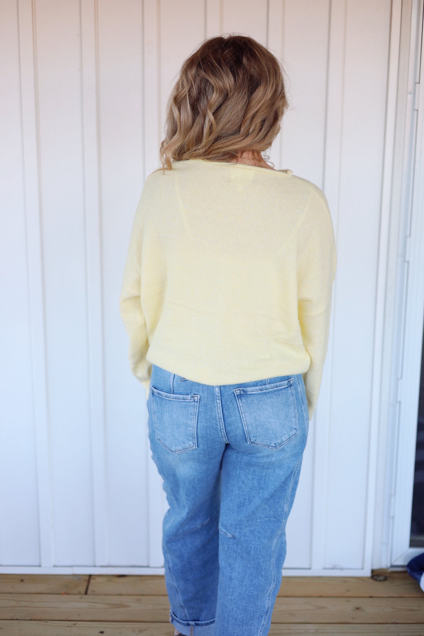Piper Cardigan- Butter Yellow