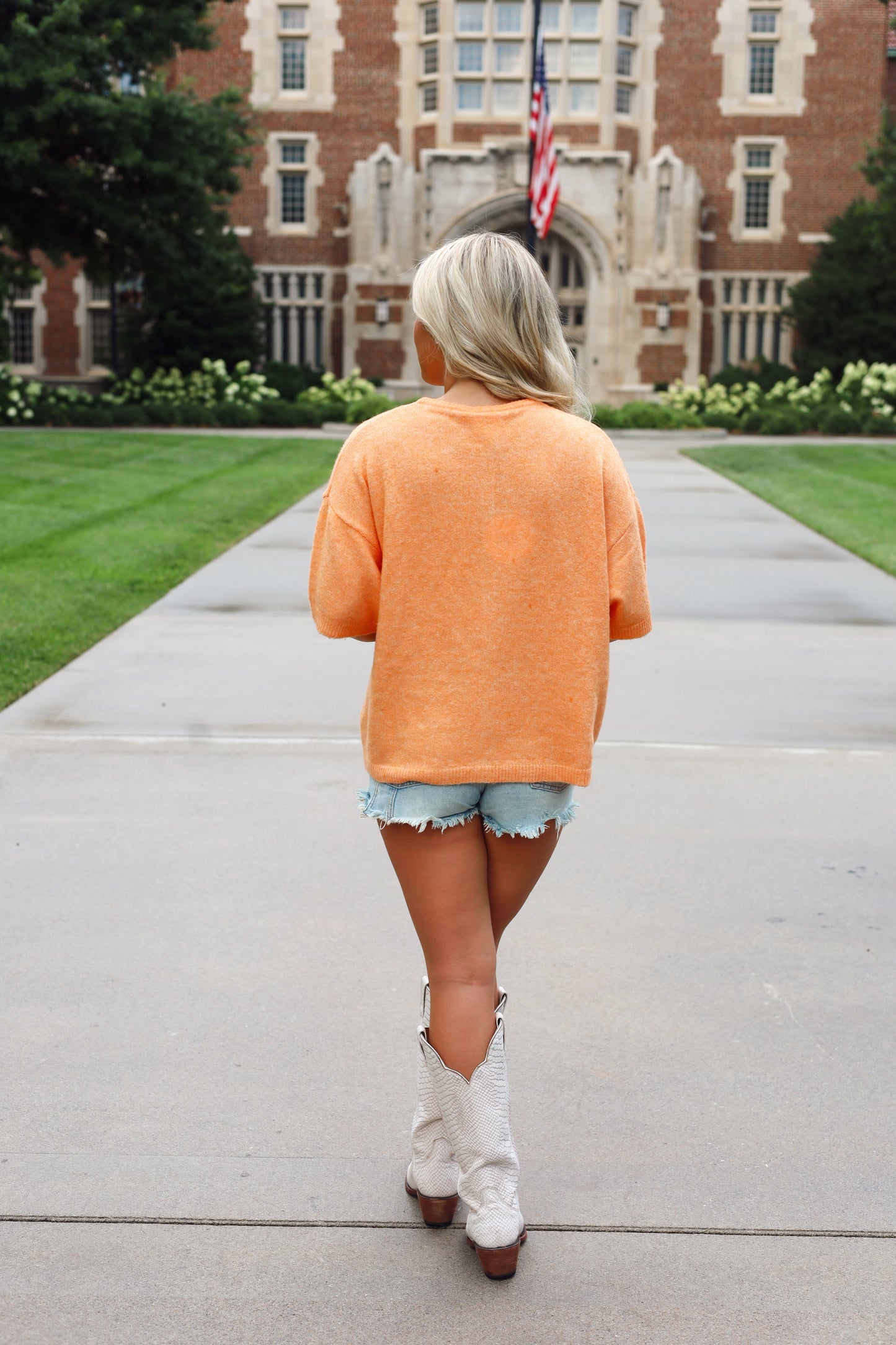 Orange Kiss Cardigan
