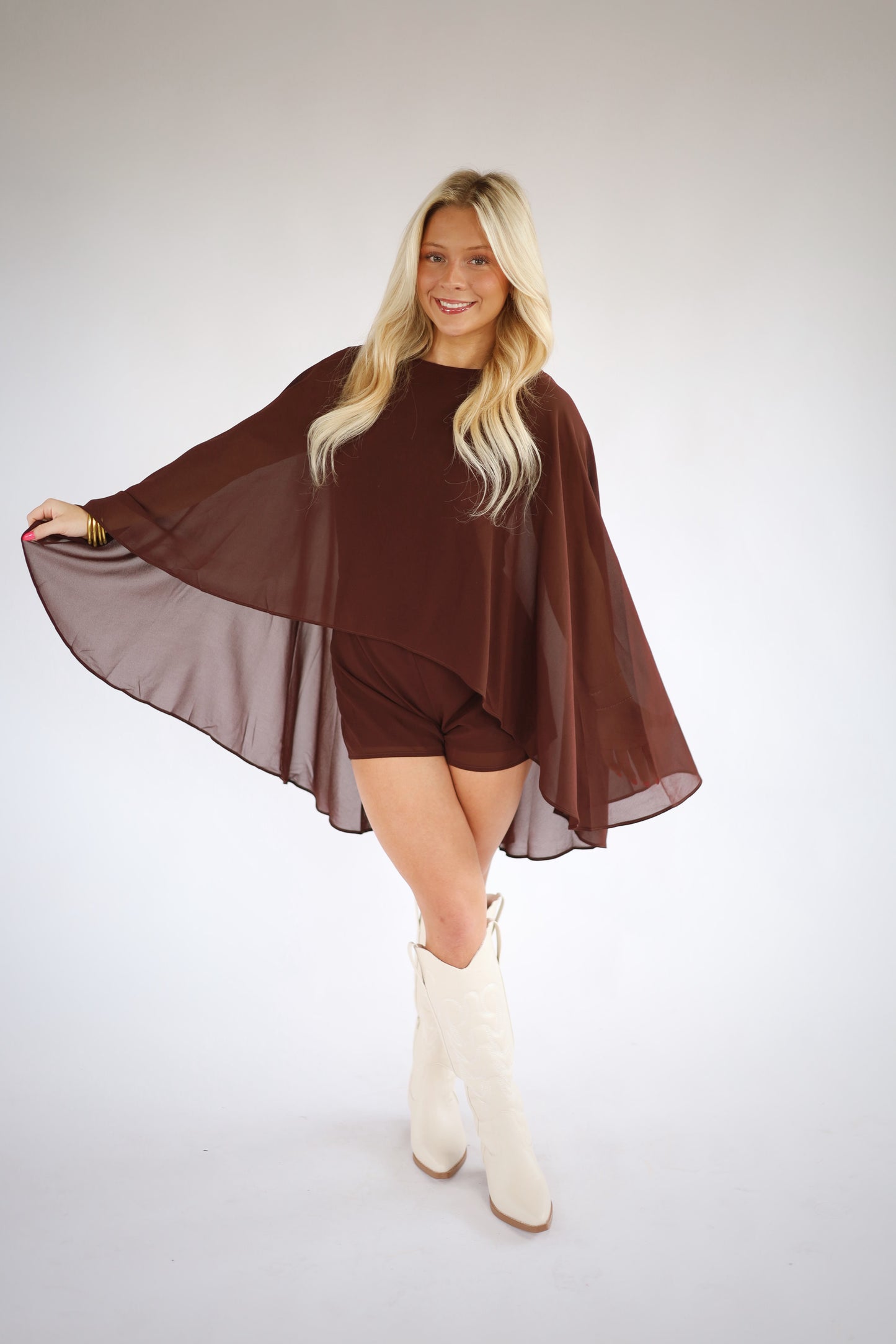 Paige Cape Romper