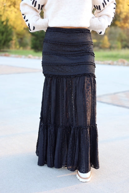 Eliana Lace Maxi Skirt
