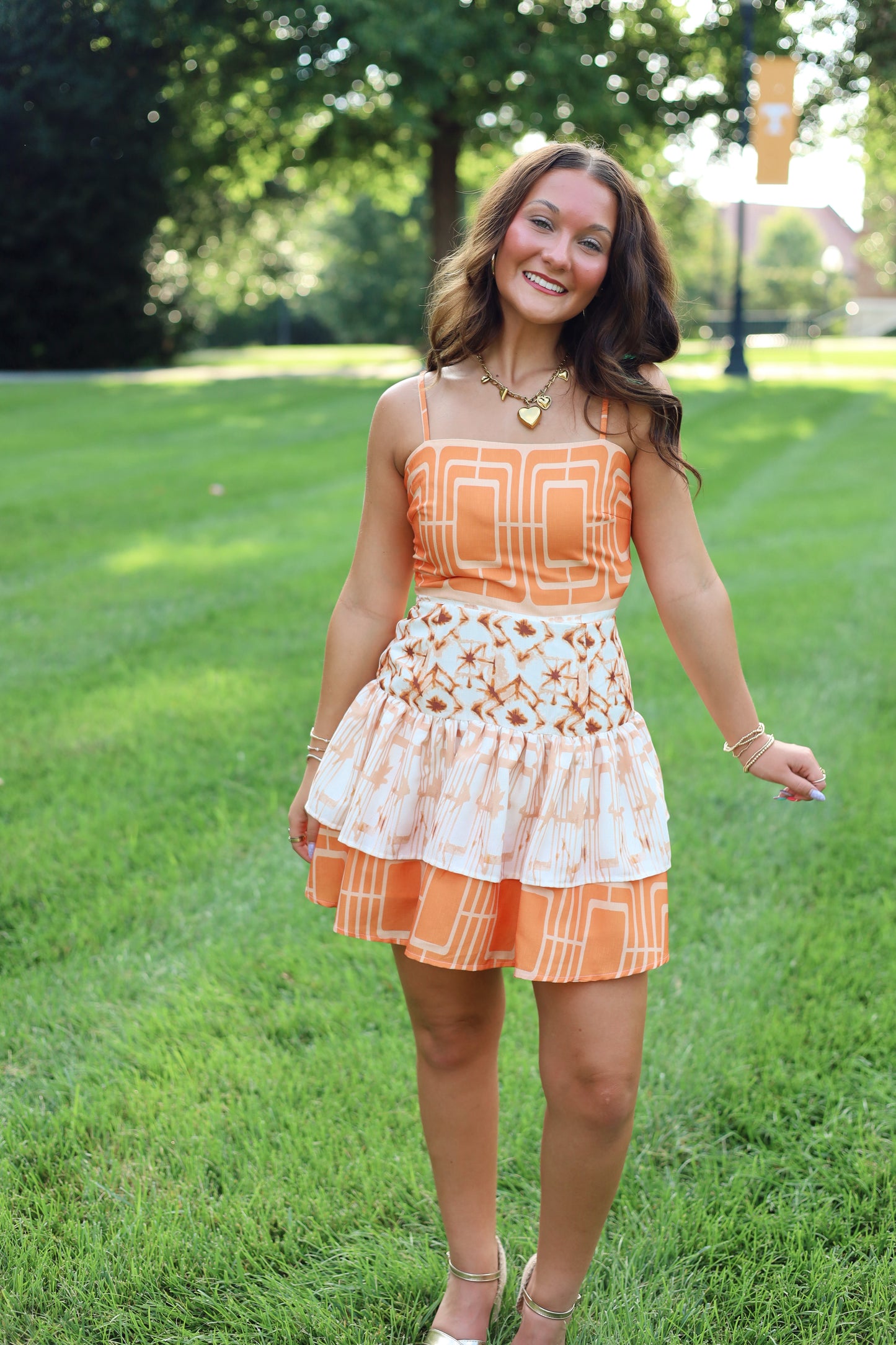 Camile Mini Dress- Orange