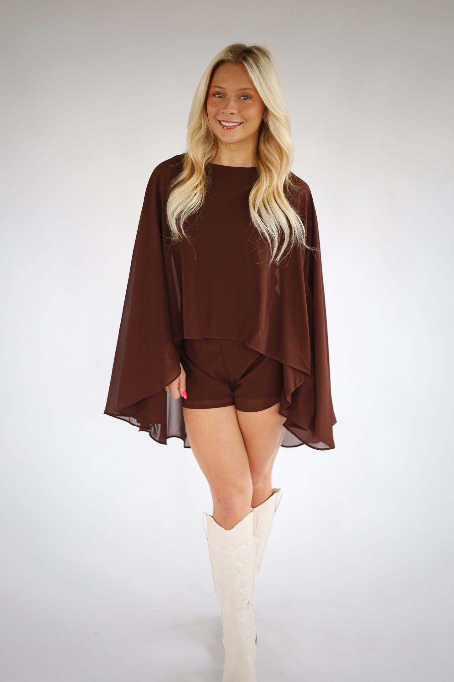 Paige Cape Romper