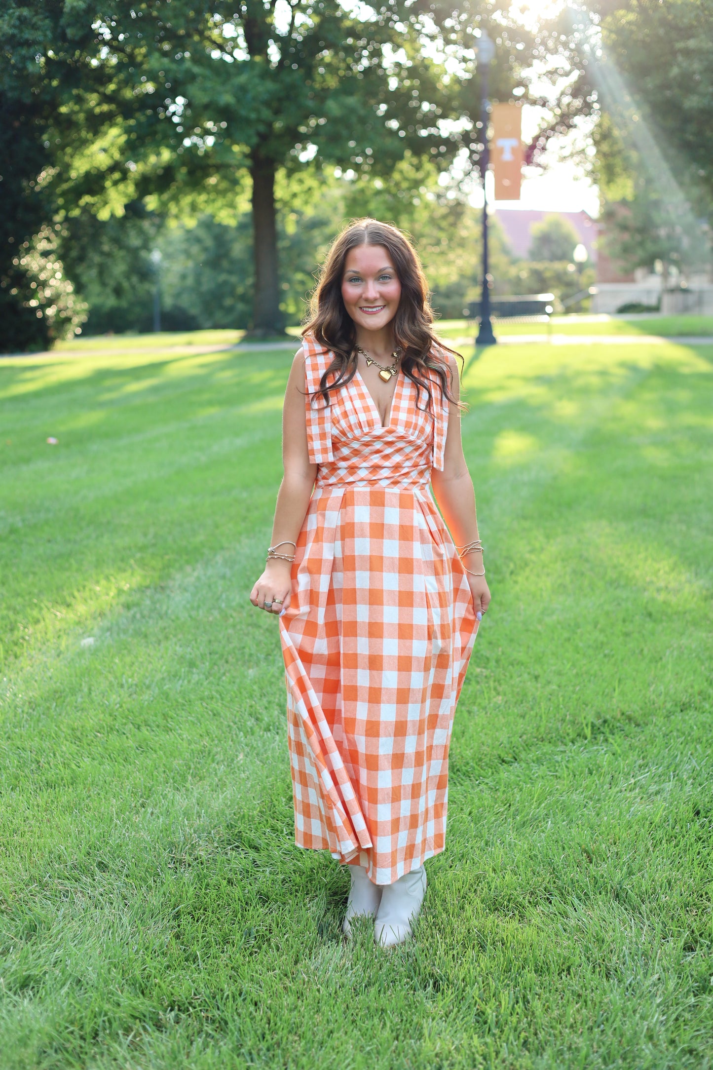 Checkered Neyland Dress