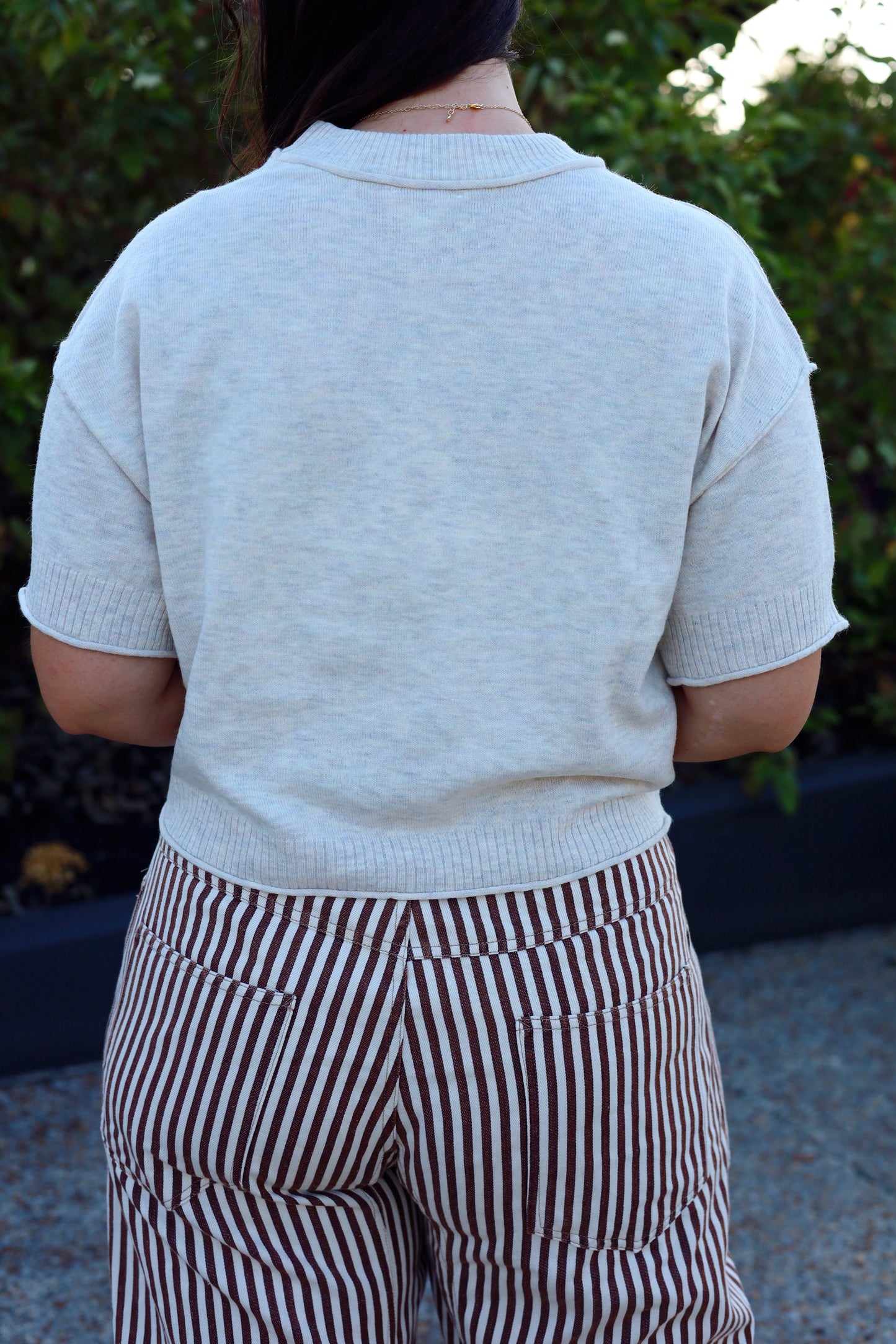 Elena Short Sleeve Sweater