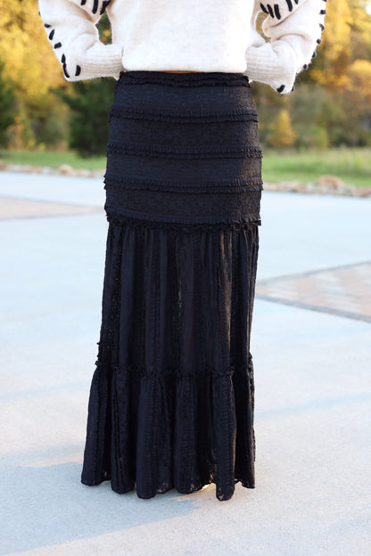 Eliana Lace Maxi Skirt