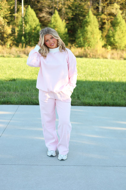 Raegan Pink Stripe Set