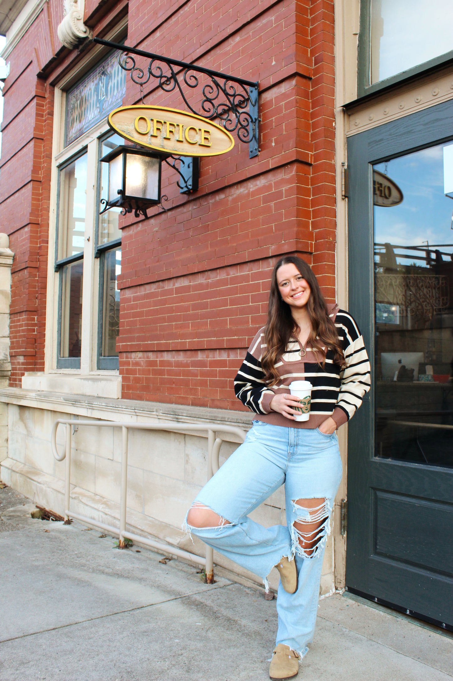 What You're Missing Color Block Sweater