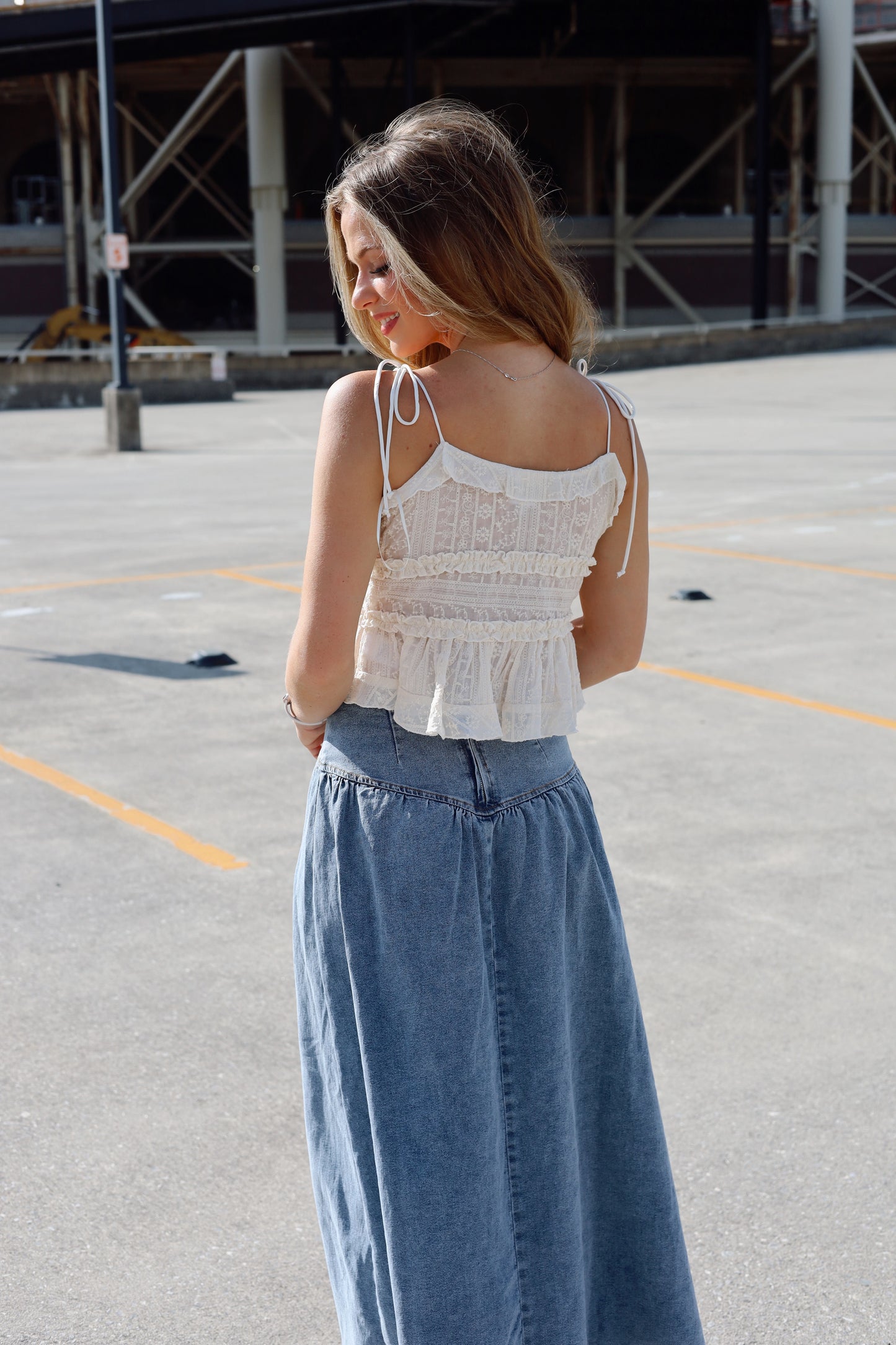 Mable tie up floral top