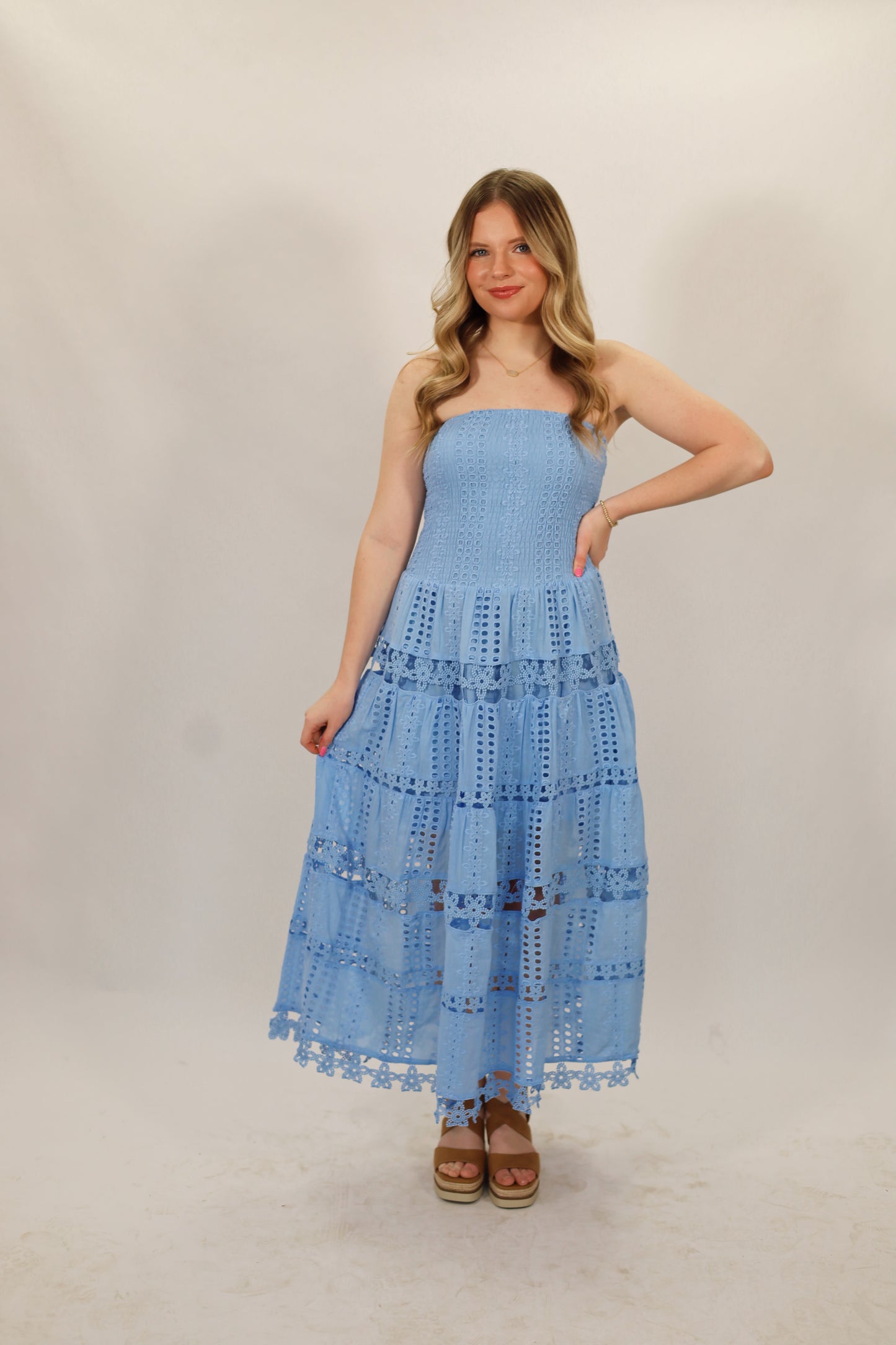 Ellie Eyelet Dress