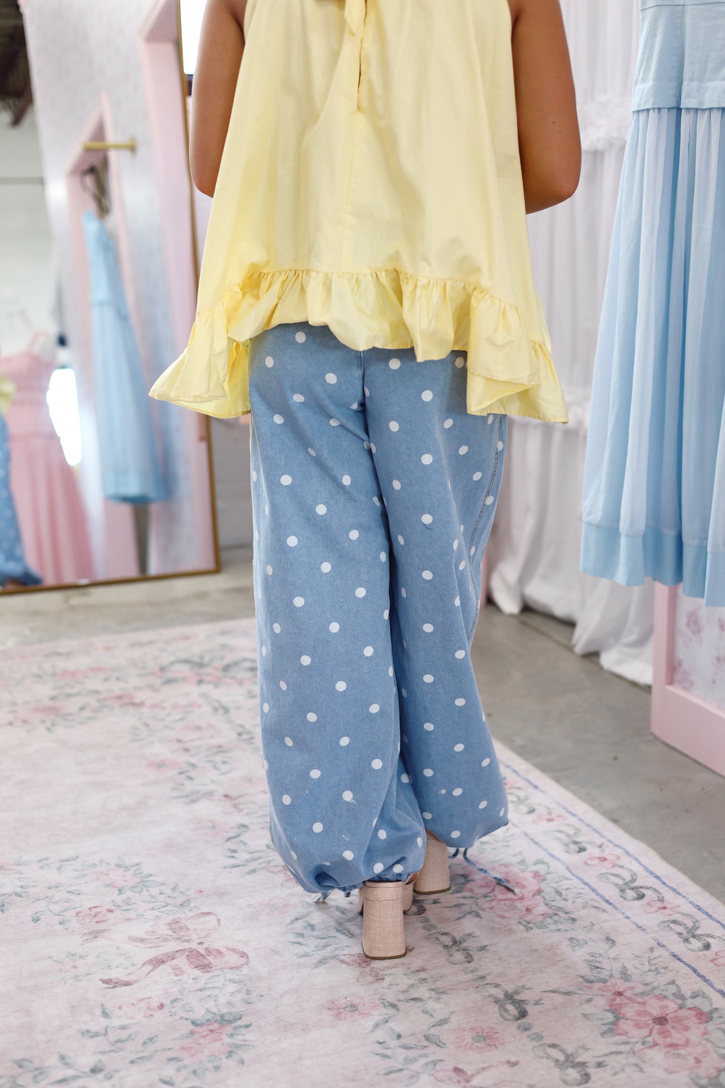 Julia Polka Dot Pocket Jeans