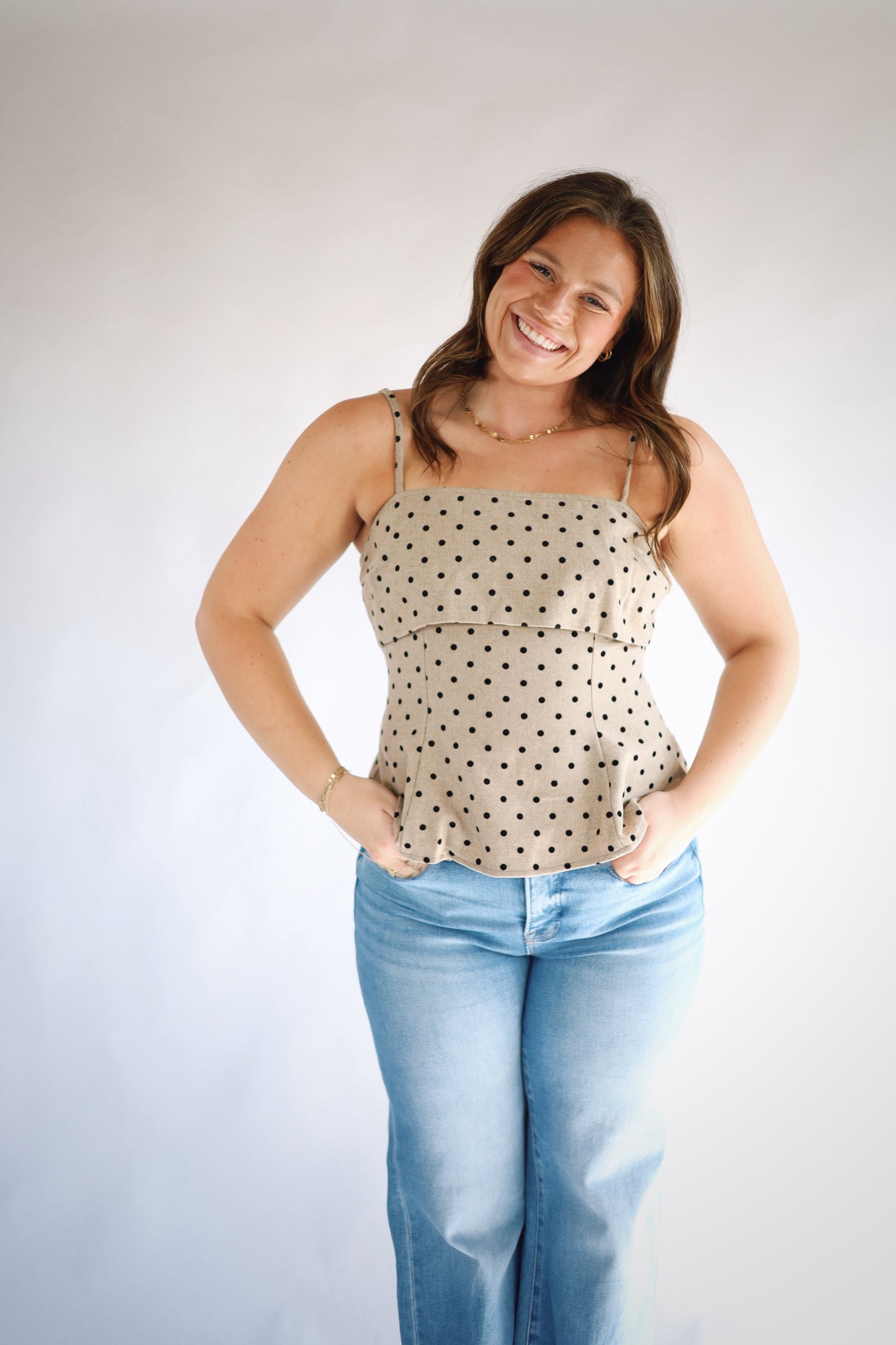 Selena Fit & Flare Top