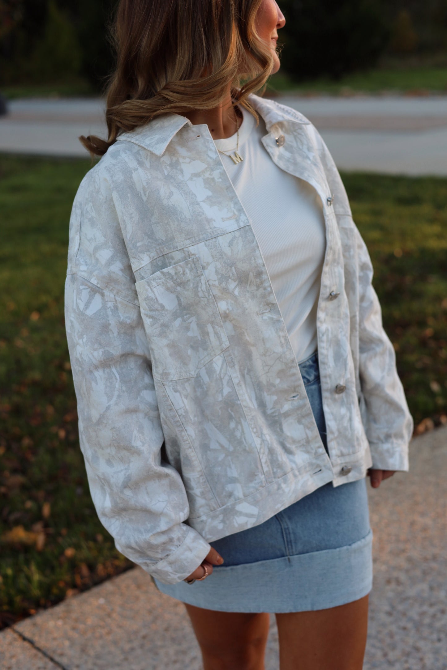 Valerie Oversized Camo Jacket