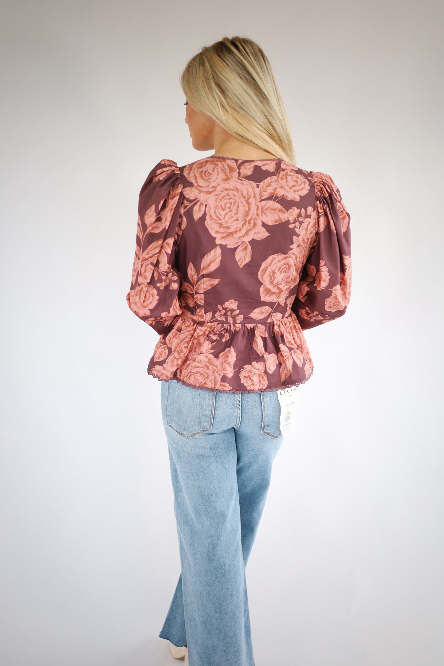 Gina Floral Puff Sleeve Top