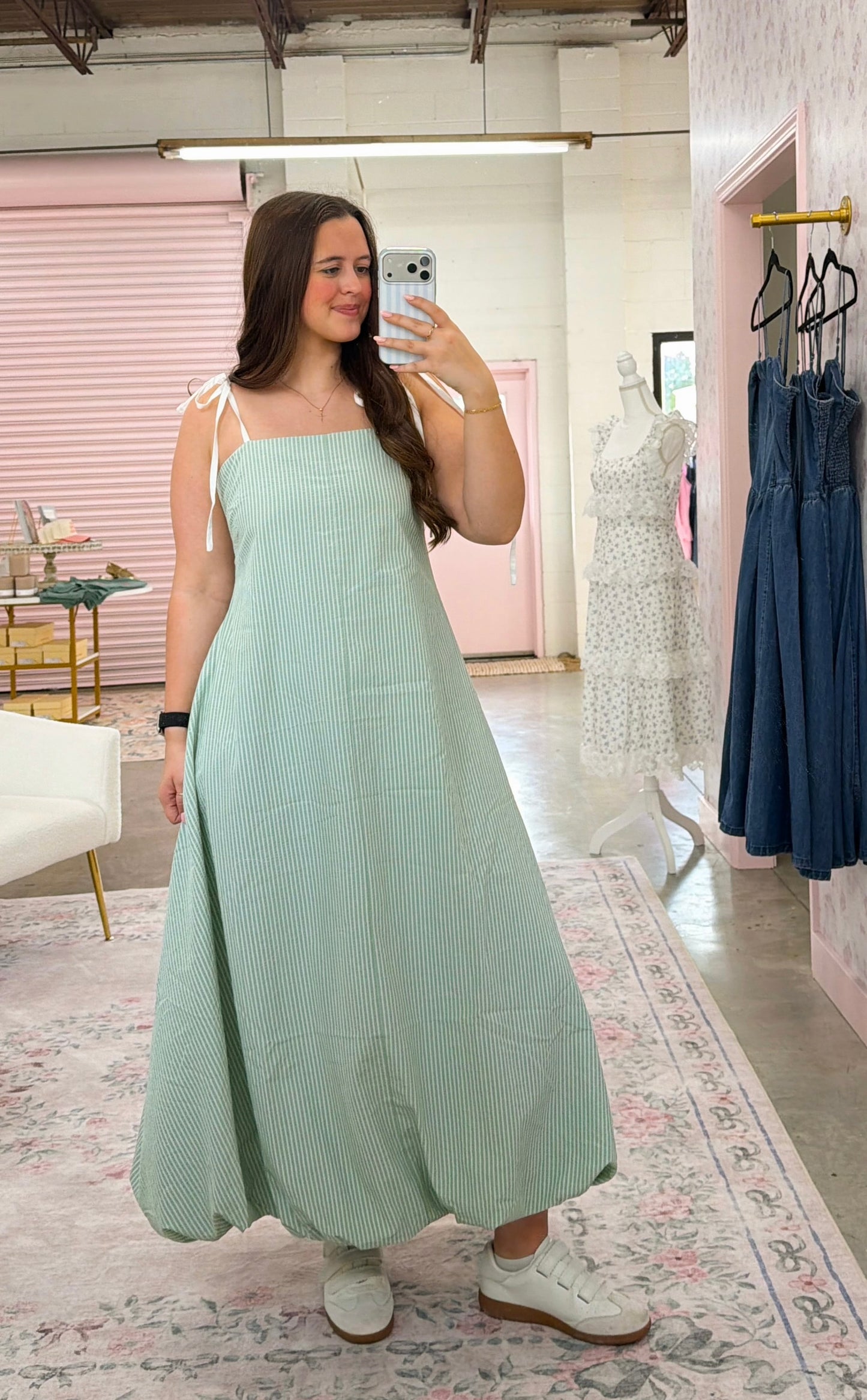Blythe Bubble Midi Dress