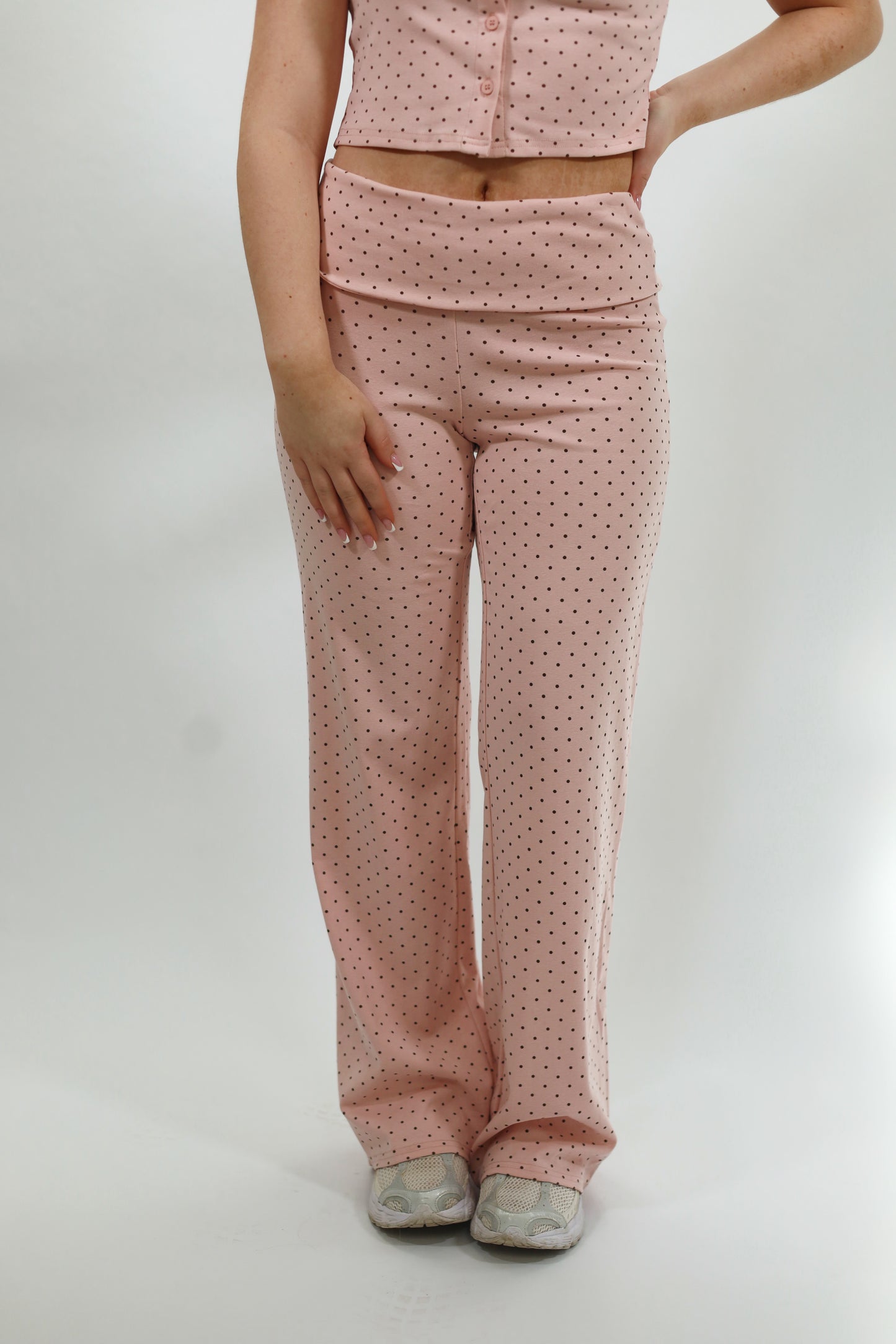 Low Waist Fold Over Pants