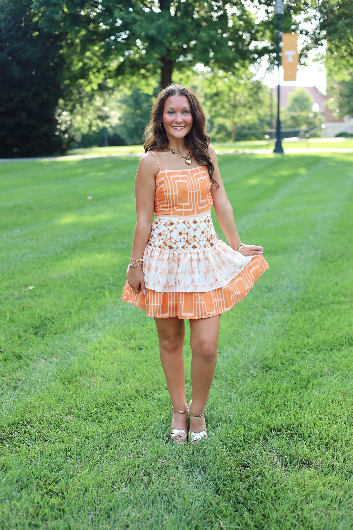 Camile Mini Dress- Orange