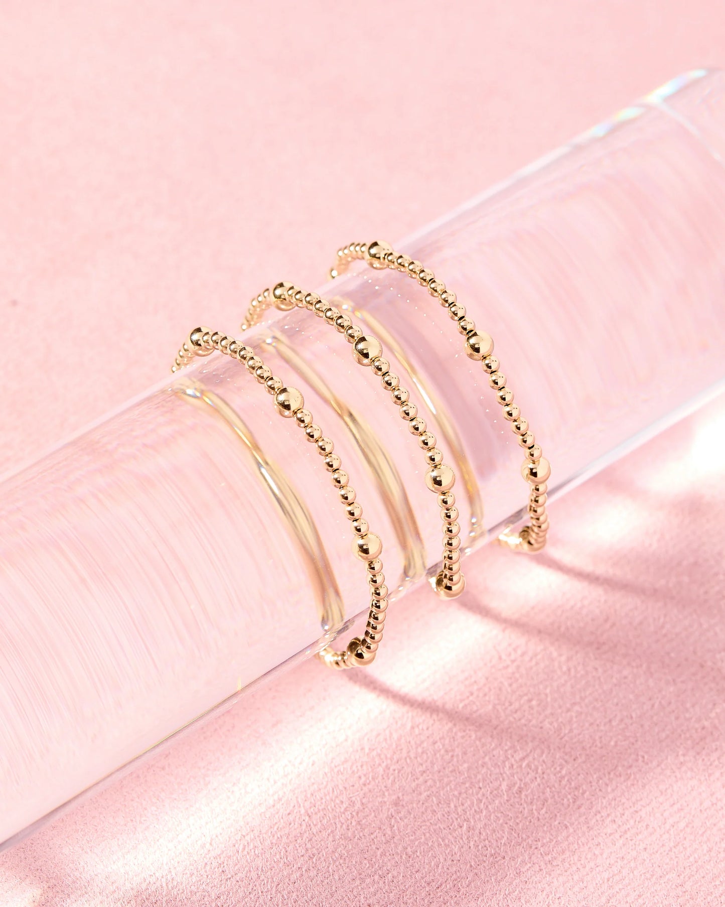 Beaded Blondes Olive Bracelet
