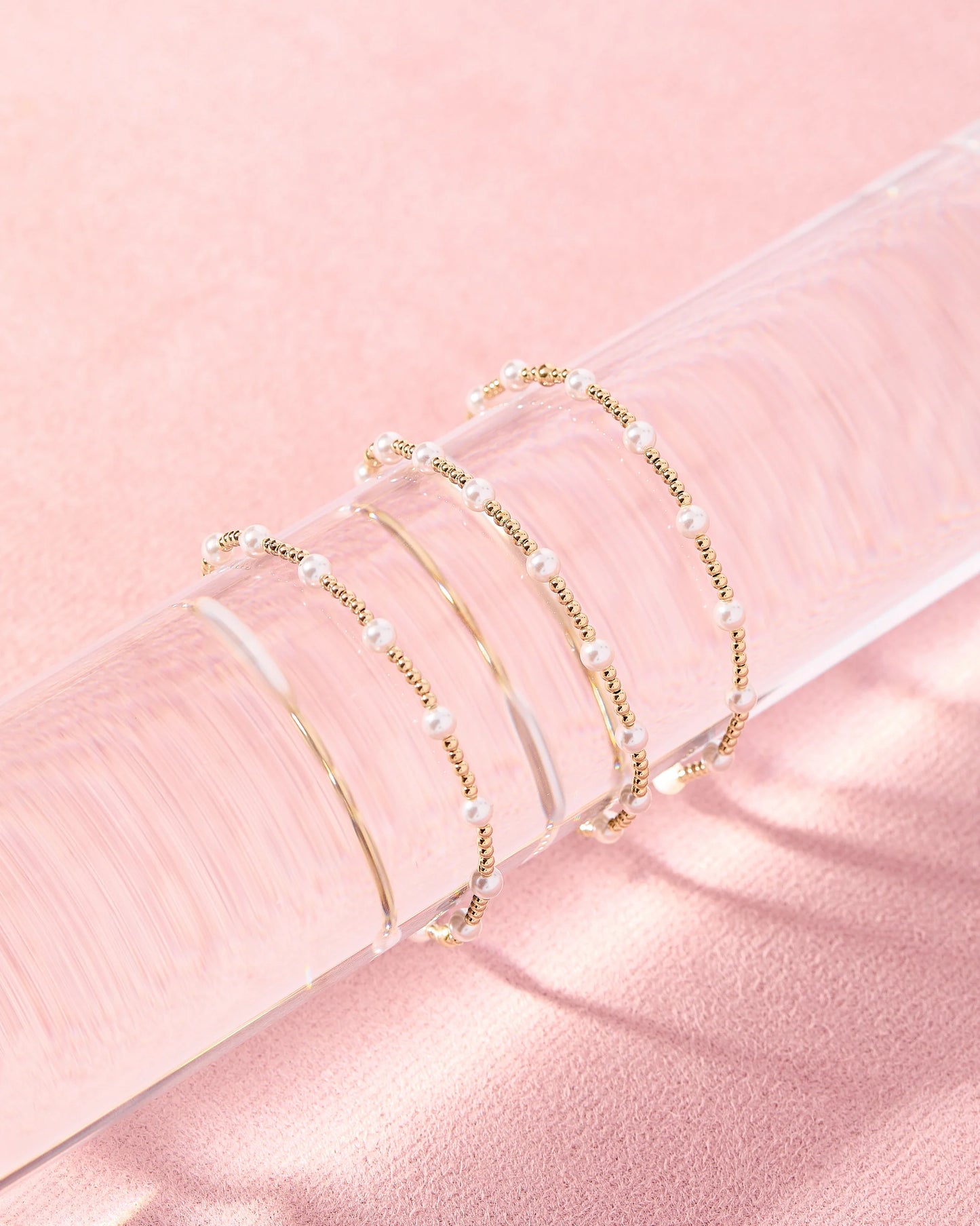 Beaded Blondes June Pearl Bracelet
