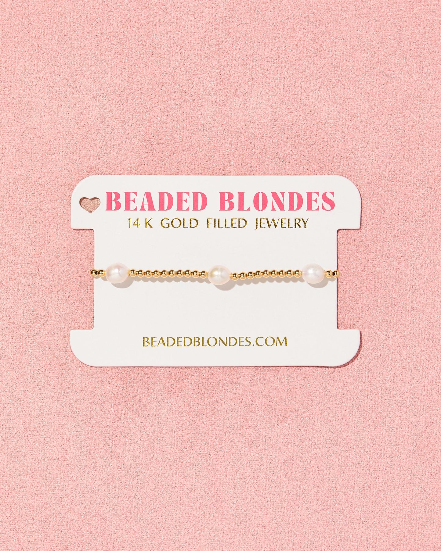 Beaded Blondes Pearl Poppi Bracelet