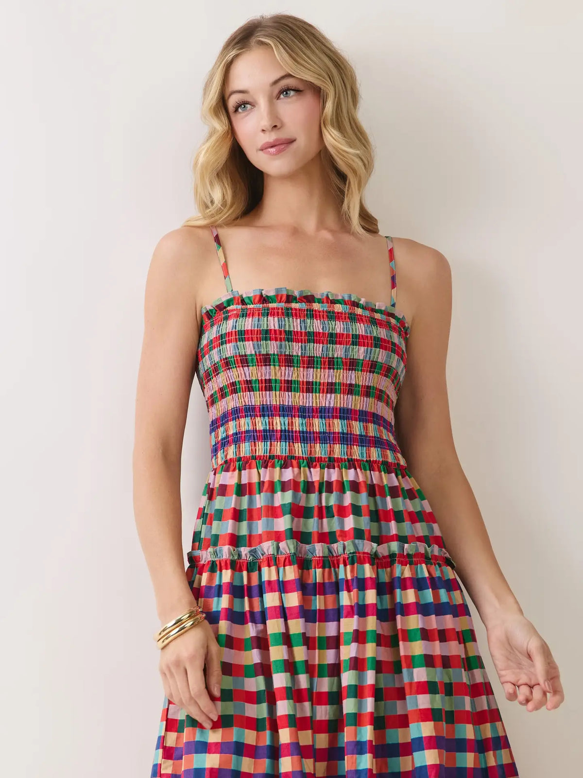 Marleigh Multi. Color Midi Dress