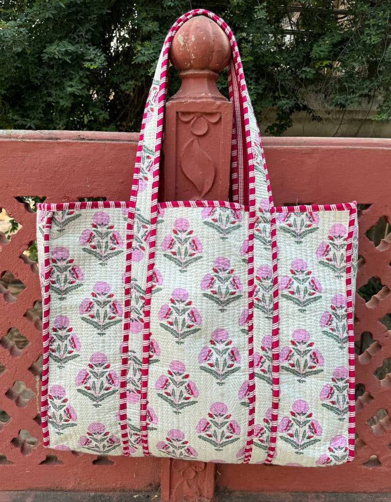 Handmade Cotton Quilted Bag