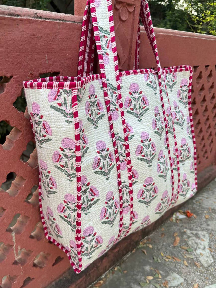 Handmade Cotton Quilted Bag