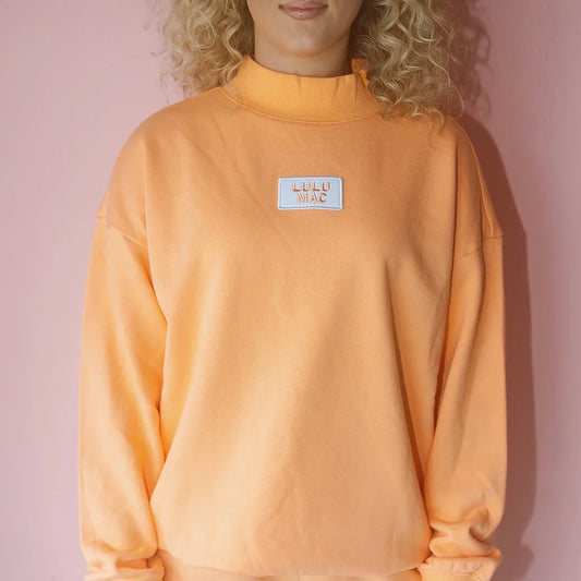LULU MAC Patch Mockneck- Orange