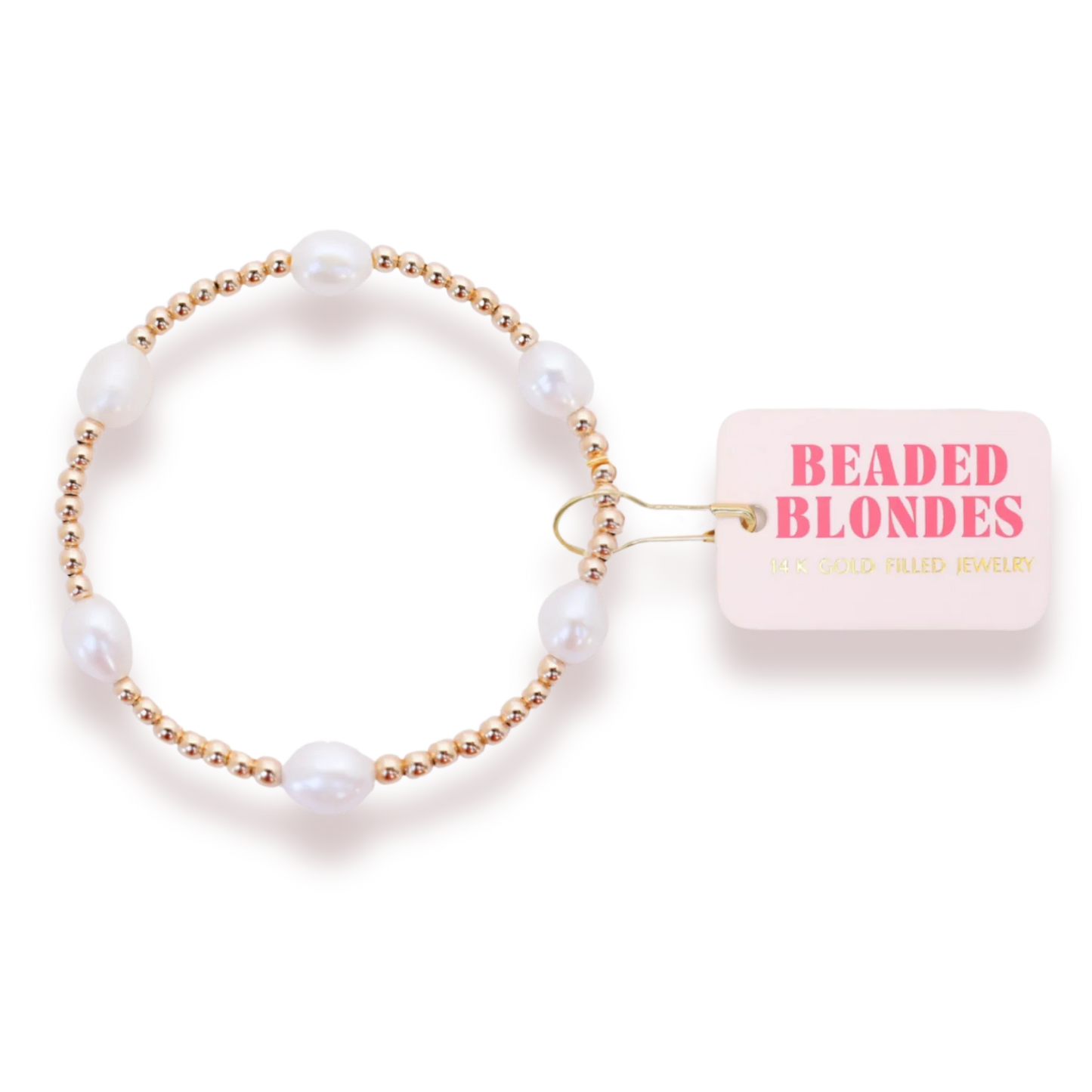 Beaded Blondes Pearl Poppi Bracelet