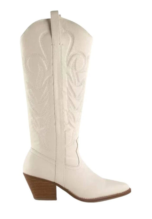 Matisse Dixie Western Boot White