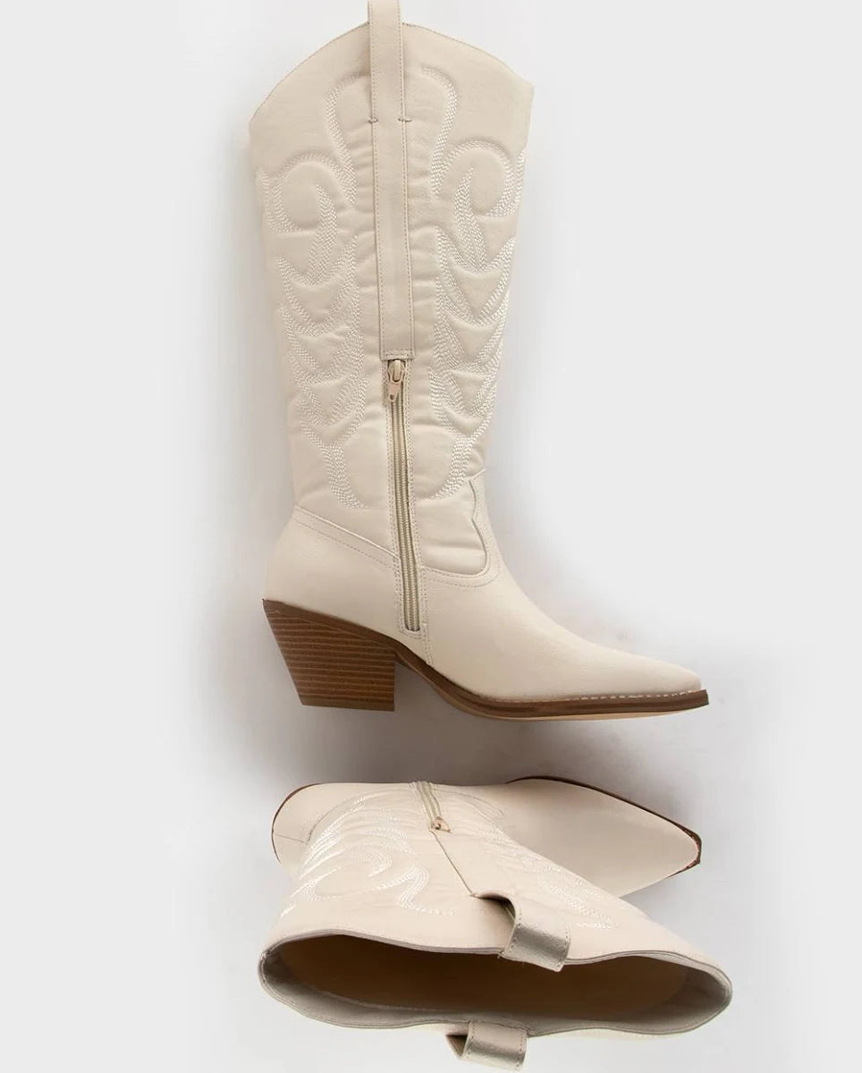 Matisse Dixie Western Boot White